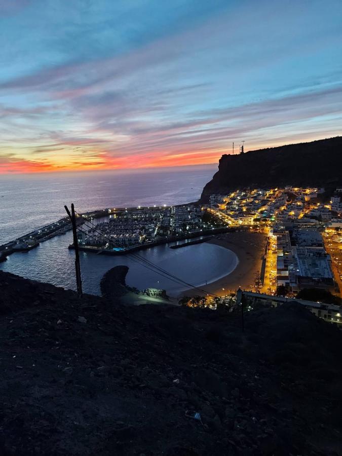 Vv Faro Lägenhet Puerto De Mogan Exteriör bild